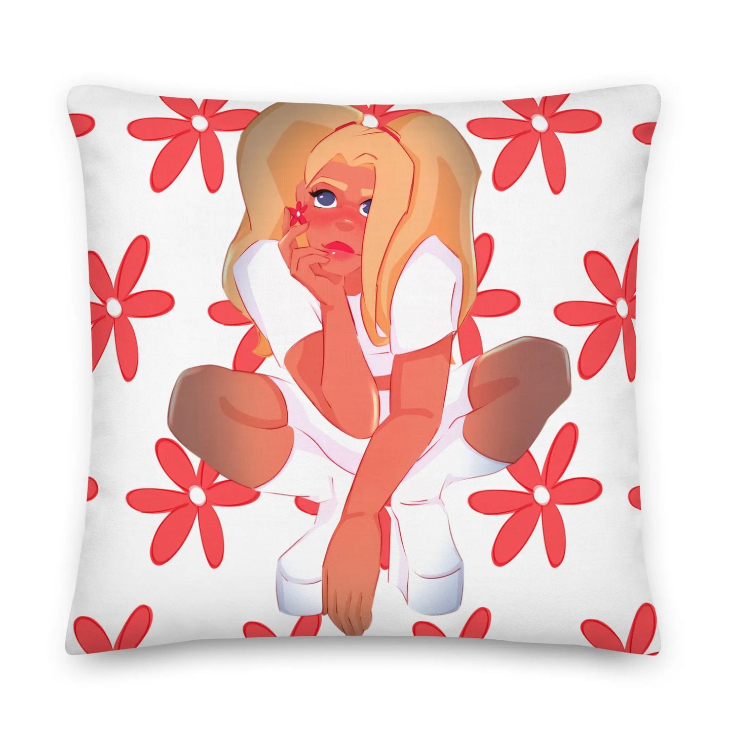 Poppy - Premium-Kissen -   Dekokissen #