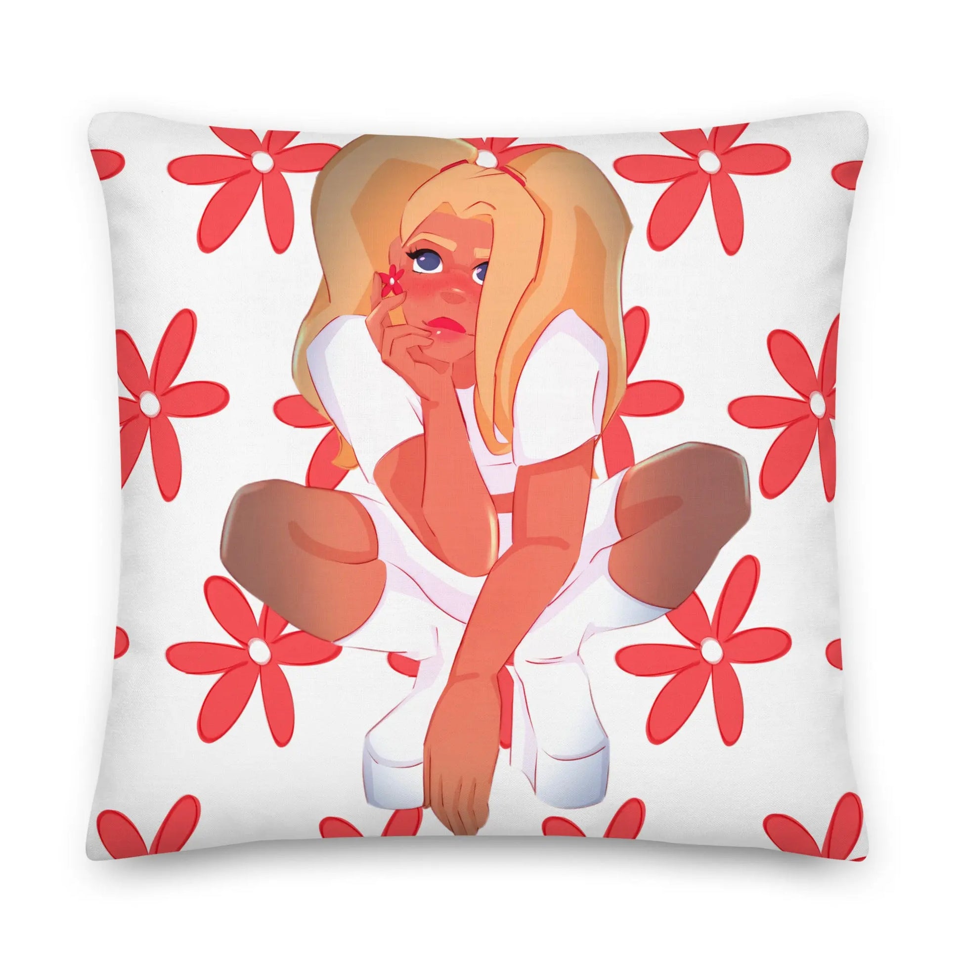 Poppy - Premium-Kissen -   Dekokissen #