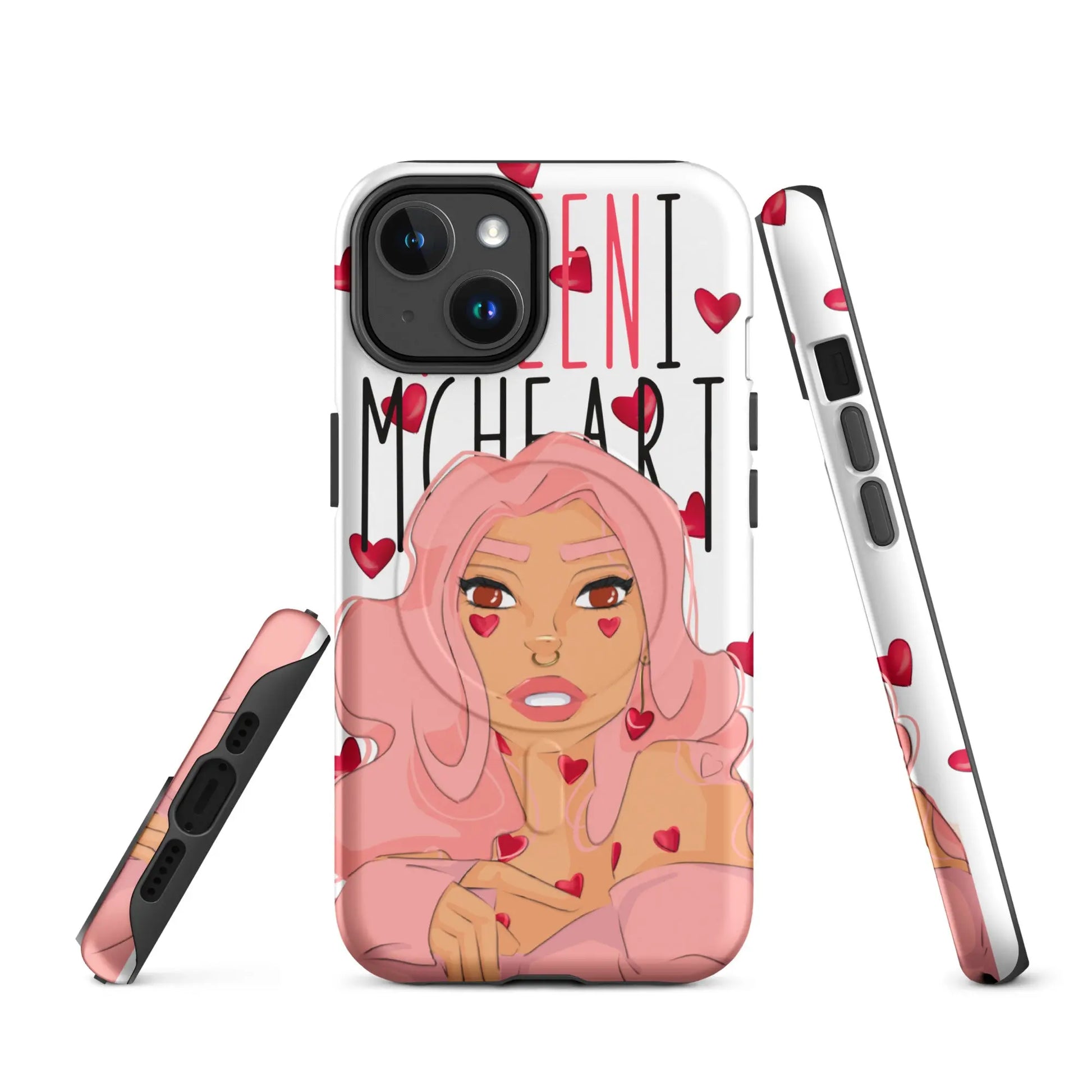 Queeni McHeart - Hardcase iPhone® mit MagSafe® -   Phone cases, AirPods cases #