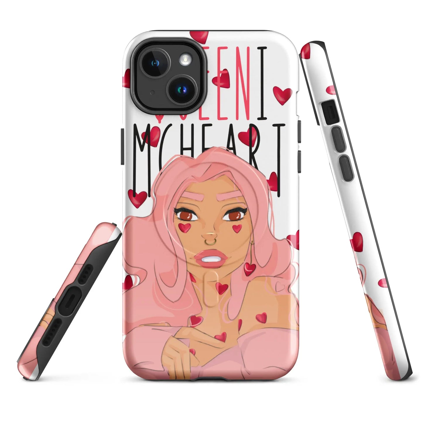 Queeni McHeart - Hardcase iPhone® mit MagSafe® -   Phone cases, AirPods cases #