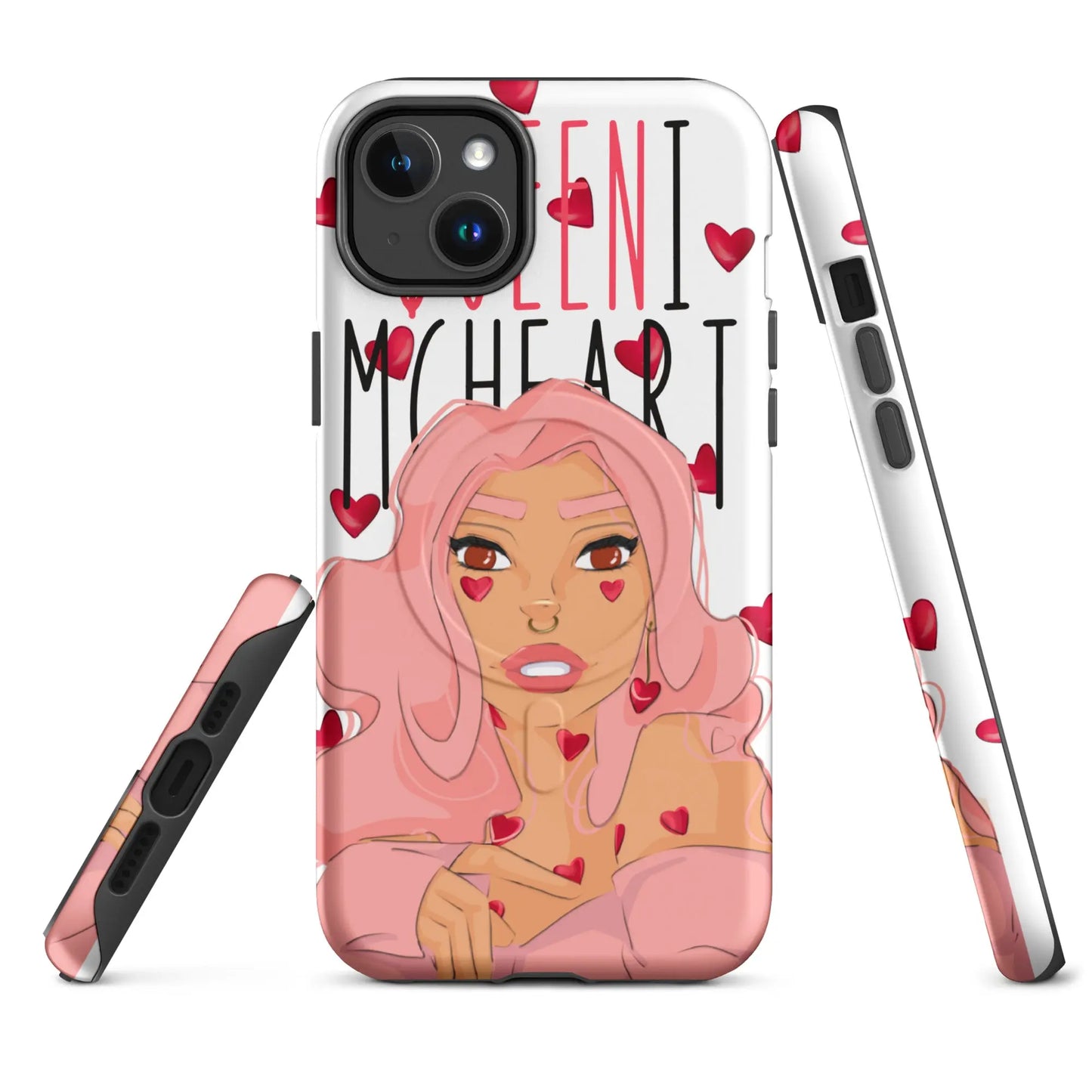 Queeni McHeart - Hardcase iPhone® mit MagSafe® -   Phone cases, AirPods cases #