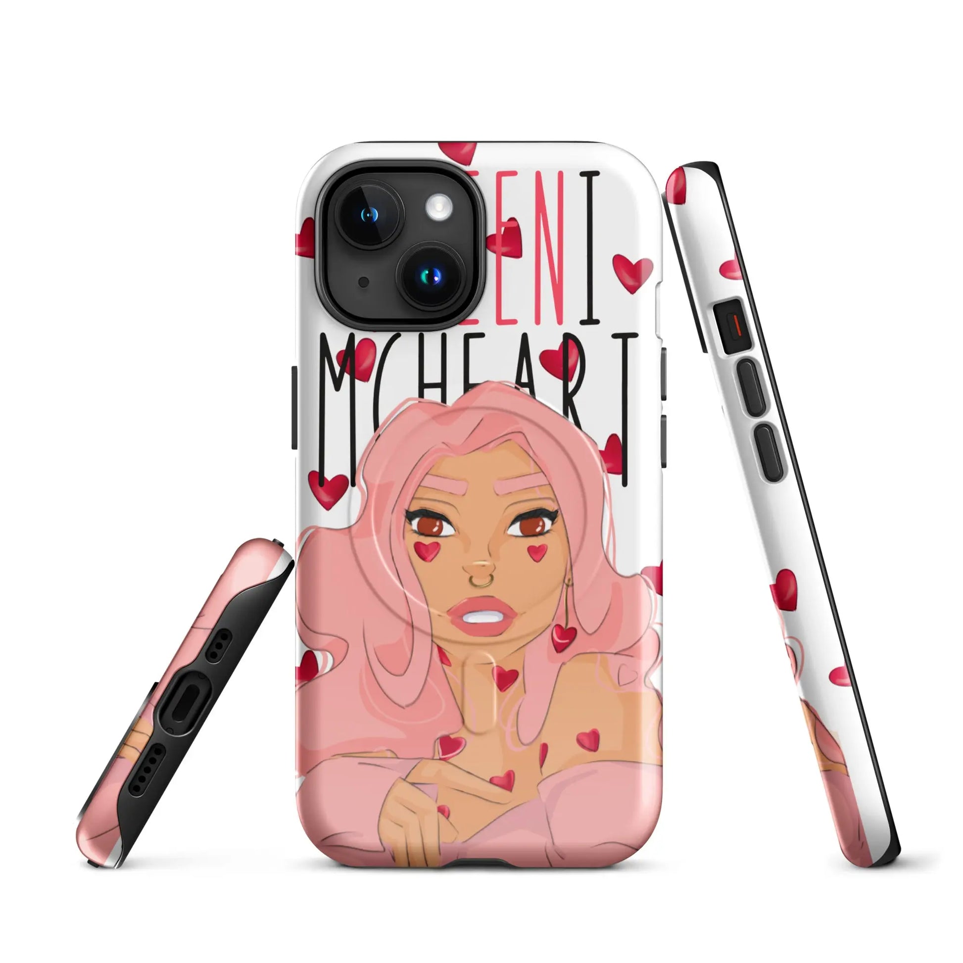 Queeni McHeart - Hardcase iPhone® mit MagSafe® -   Phone cases, AirPods cases #
