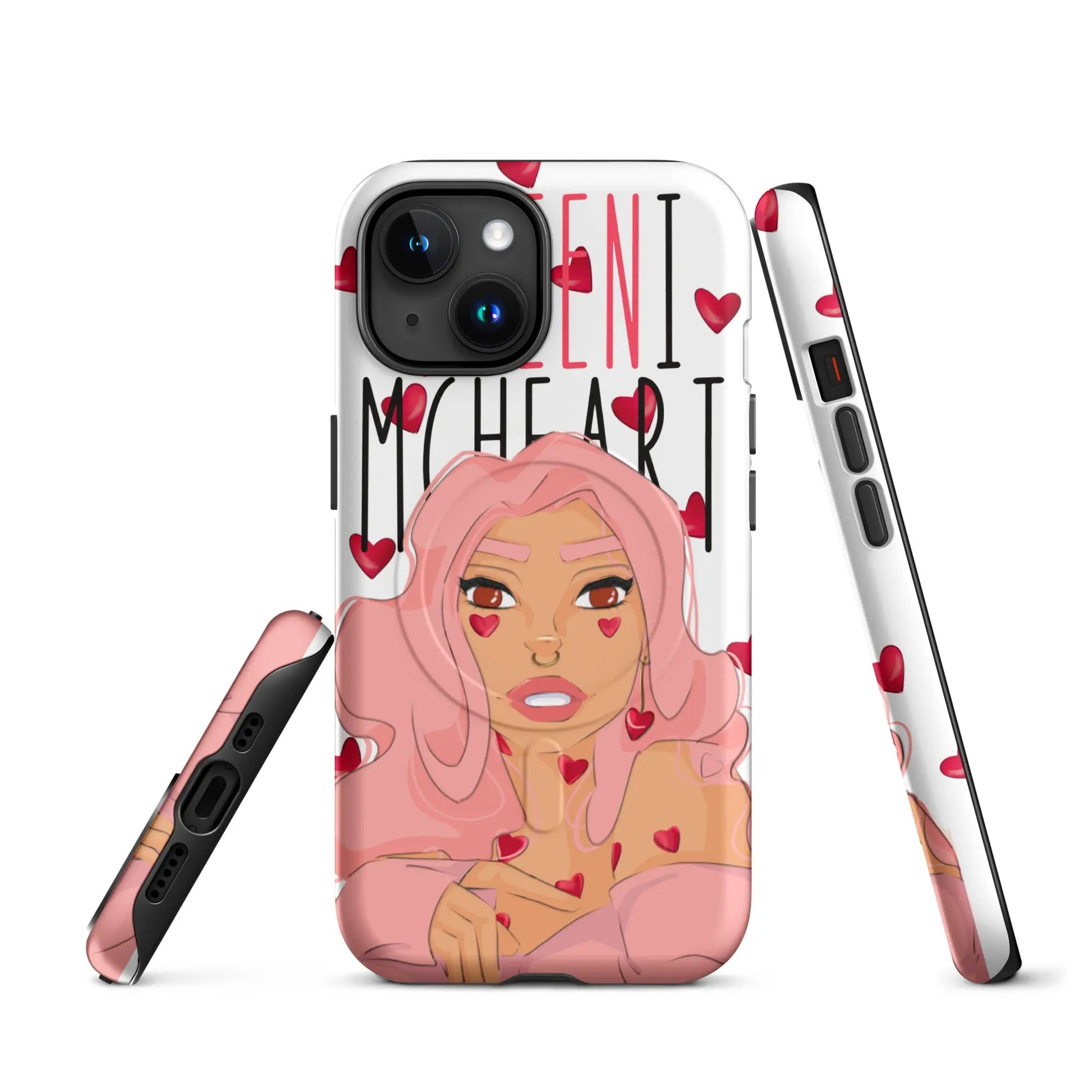 Queeni McHeart - Hardcase iPhone® mit MagSafe® -   Phone cases, AirPods cases #