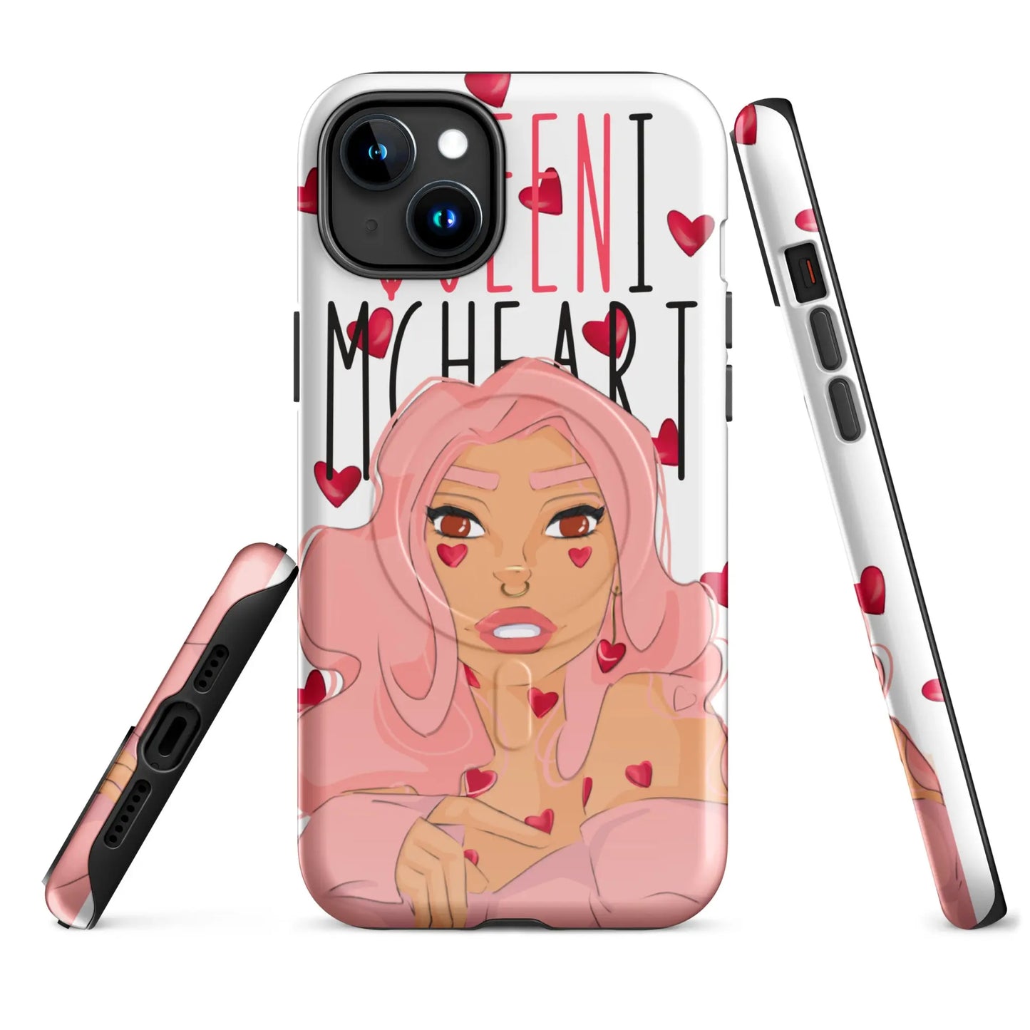 Queeni McHeart - Hardcase iPhone® mit MagSafe® -   Phone cases, AirPods cases #