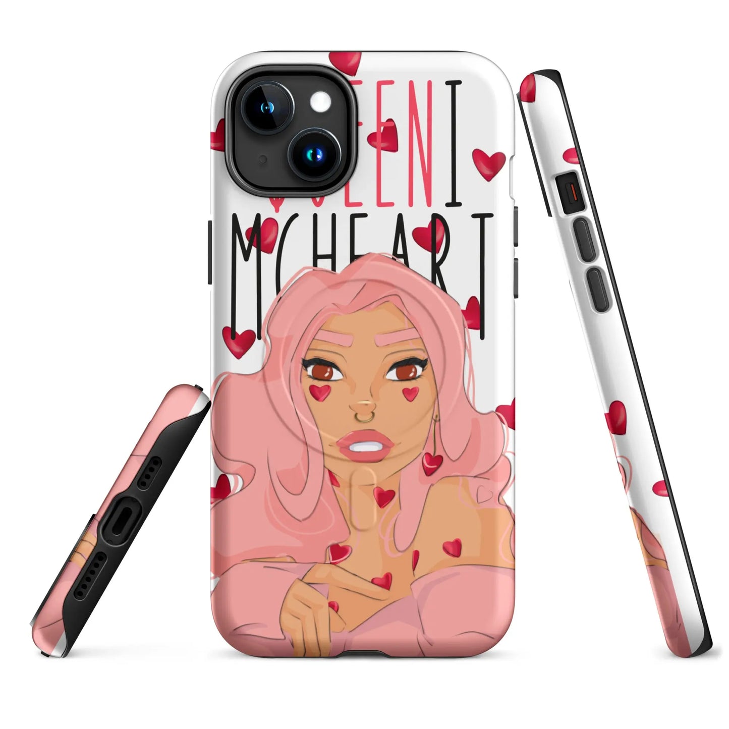 Queeni McHeart - Hardcase iPhone® mit MagSafe® -   Phone cases, AirPods cases #