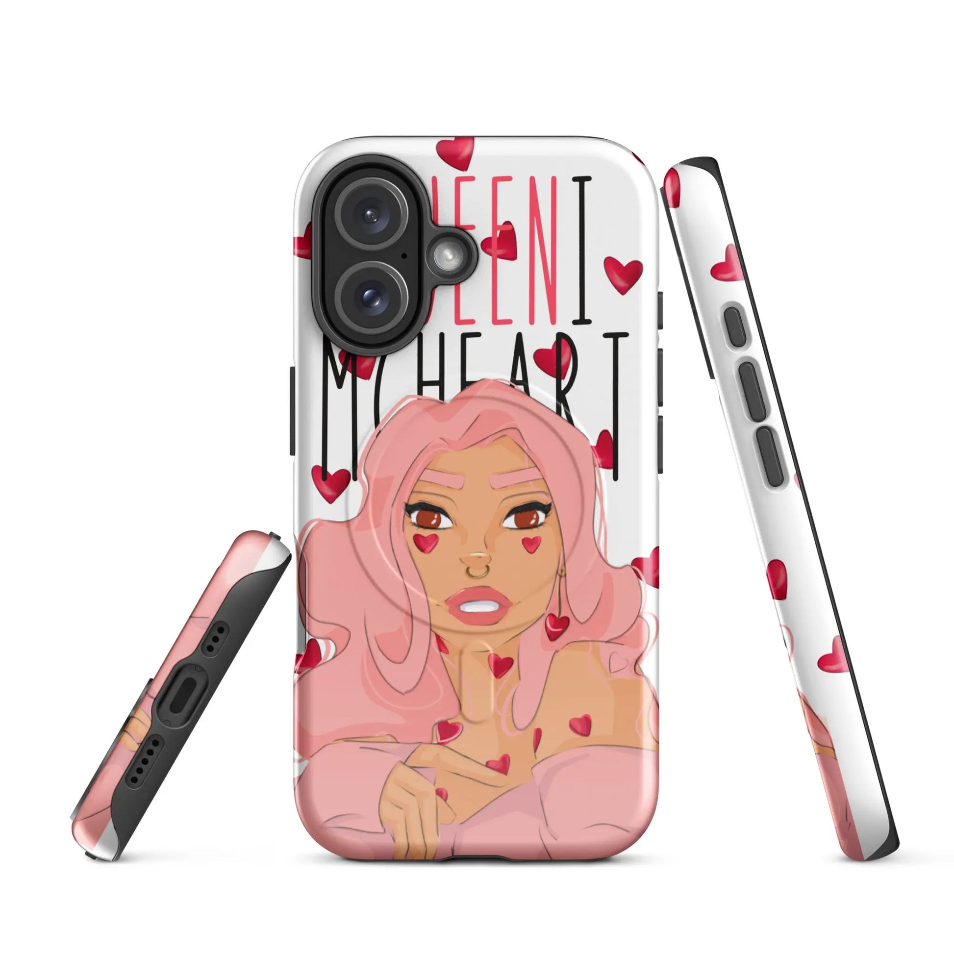 Queeni McHeart - Hardcase iPhone® mit MagSafe® -   Phone cases, AirPods cases #