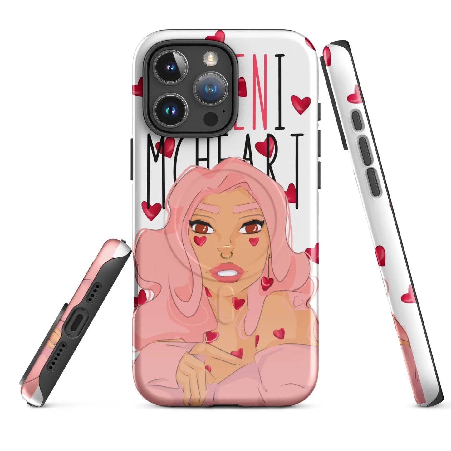 Queeni McHeart - Hardcase iPhone® mit MagSafe® -   Phone cases, AirPods cases #