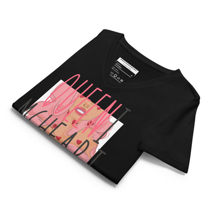 Queeni McHeart - Lockeres T-Shirt -   Shirts,Top #
