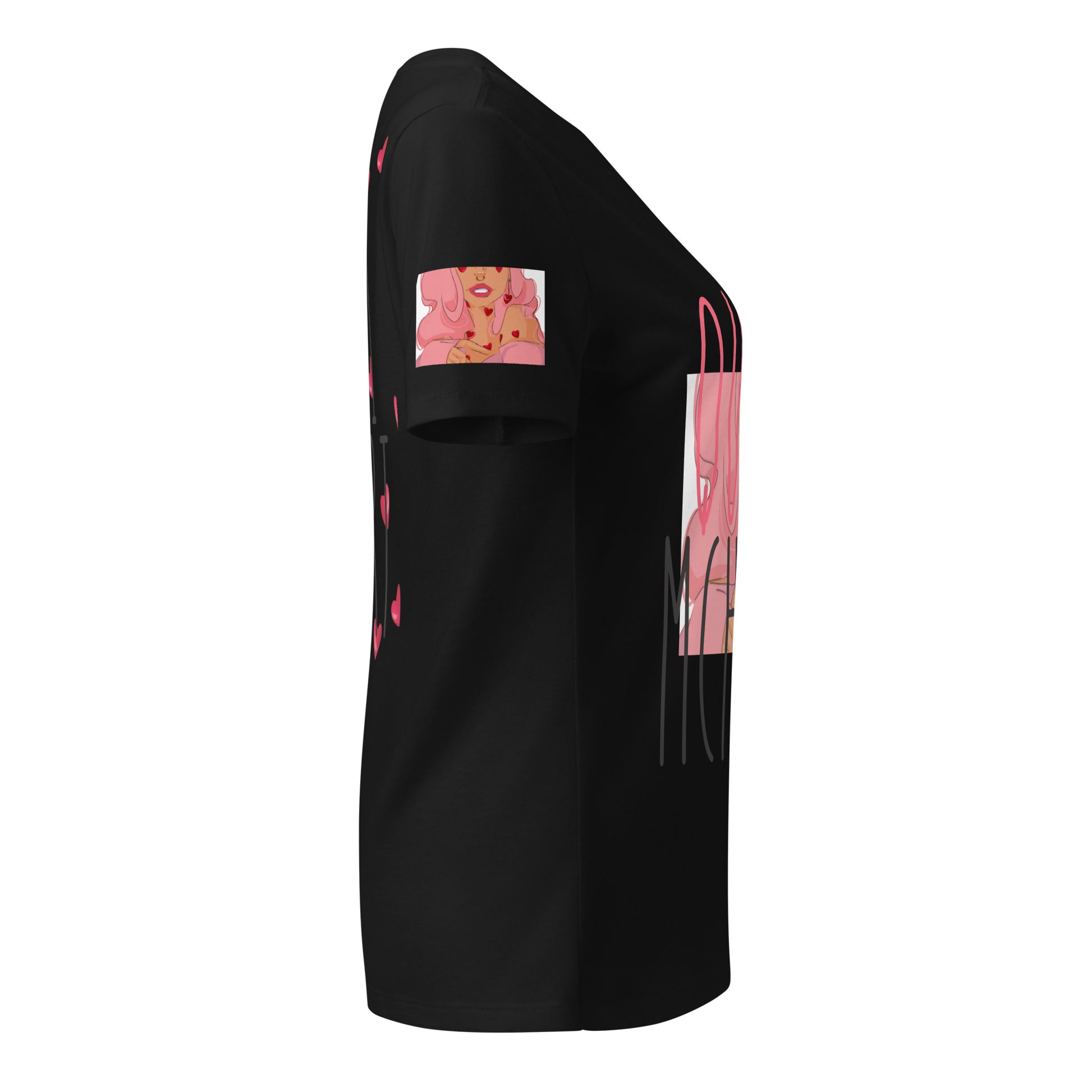 Queeni McHeart - Lockeres T-Shirt -   Shirts,Top #