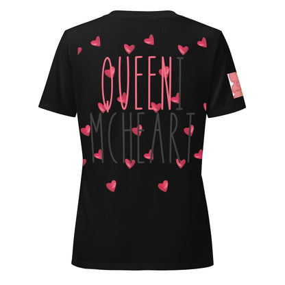 Queeni McHeart - Lockeres T-Shirt -   Shirts,Top #