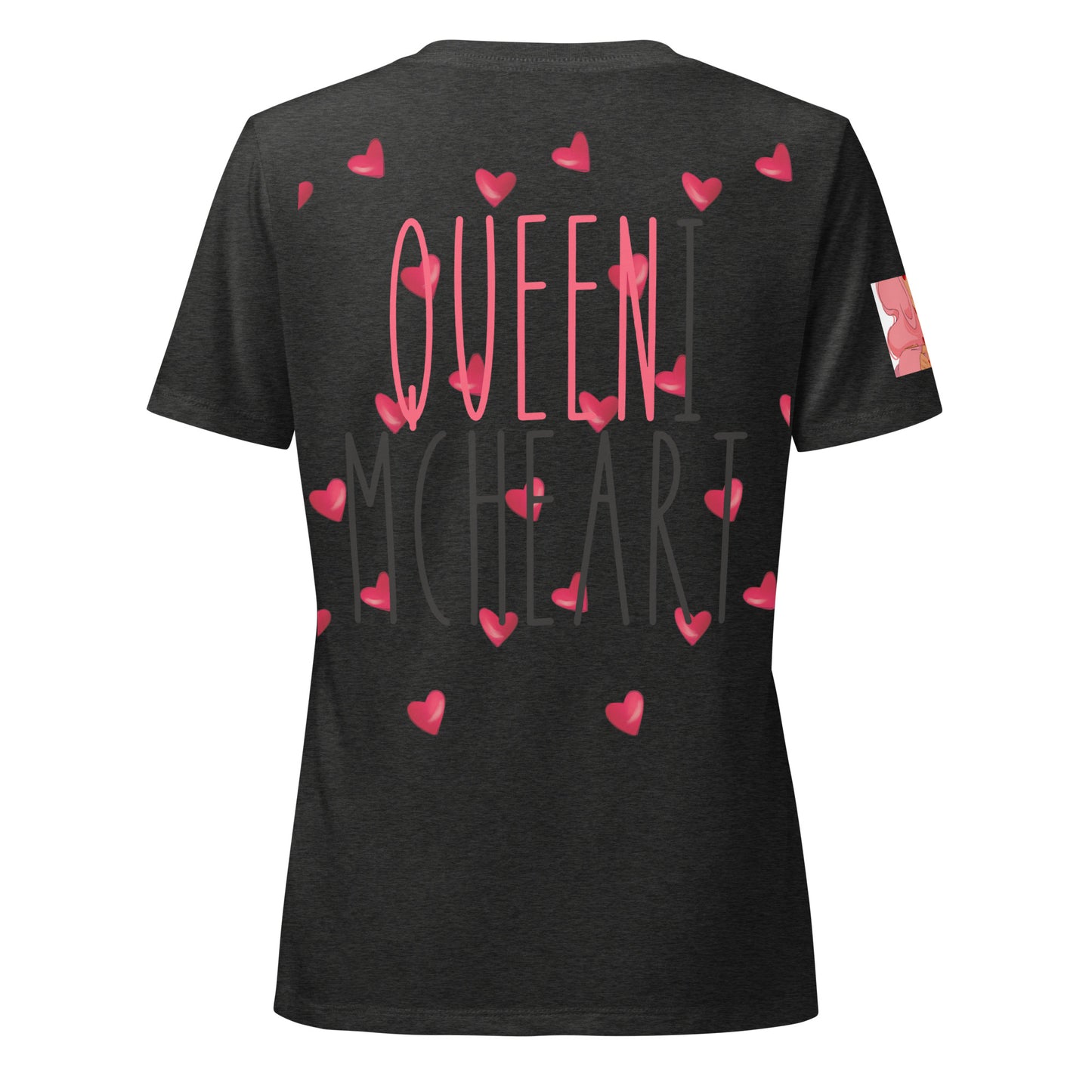Queeni McHeart - Lockeres T-Shirt -   Shirts,Top #