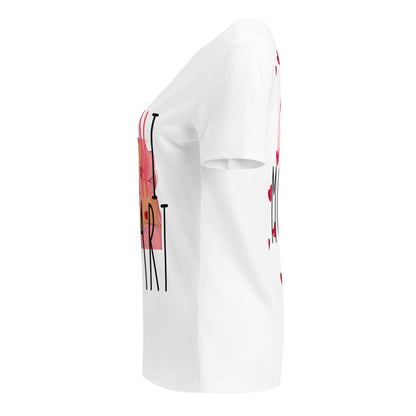Queeni McHeart - Lockeres T-Shirt -   Shirts,Top #