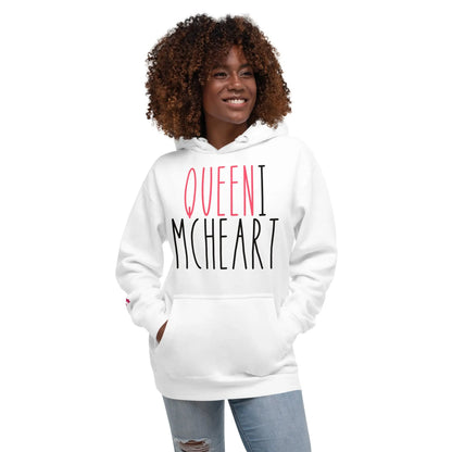 Queeni McHeart - Unisex-Kapuzenpullover -   Hoodies, Pullover, Jacken, Sweatpants, Jogginghosen, Hosen #