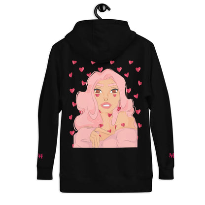 Queeni McHeart - Unisex-Kapuzenpullover -   Hoodies, Pullover, Jacken, Sweatpants, Jogginghosen, Hosen #