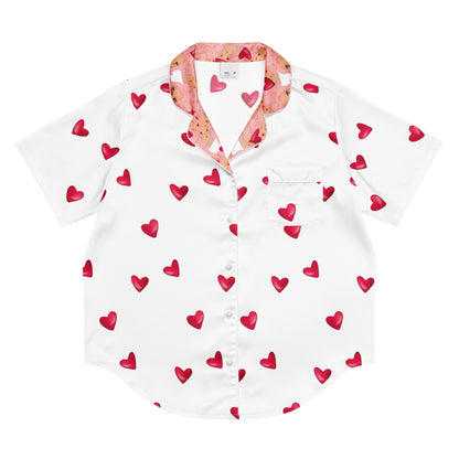 Queeni McHeart - kurzes Pyjama-Top -   PJ #