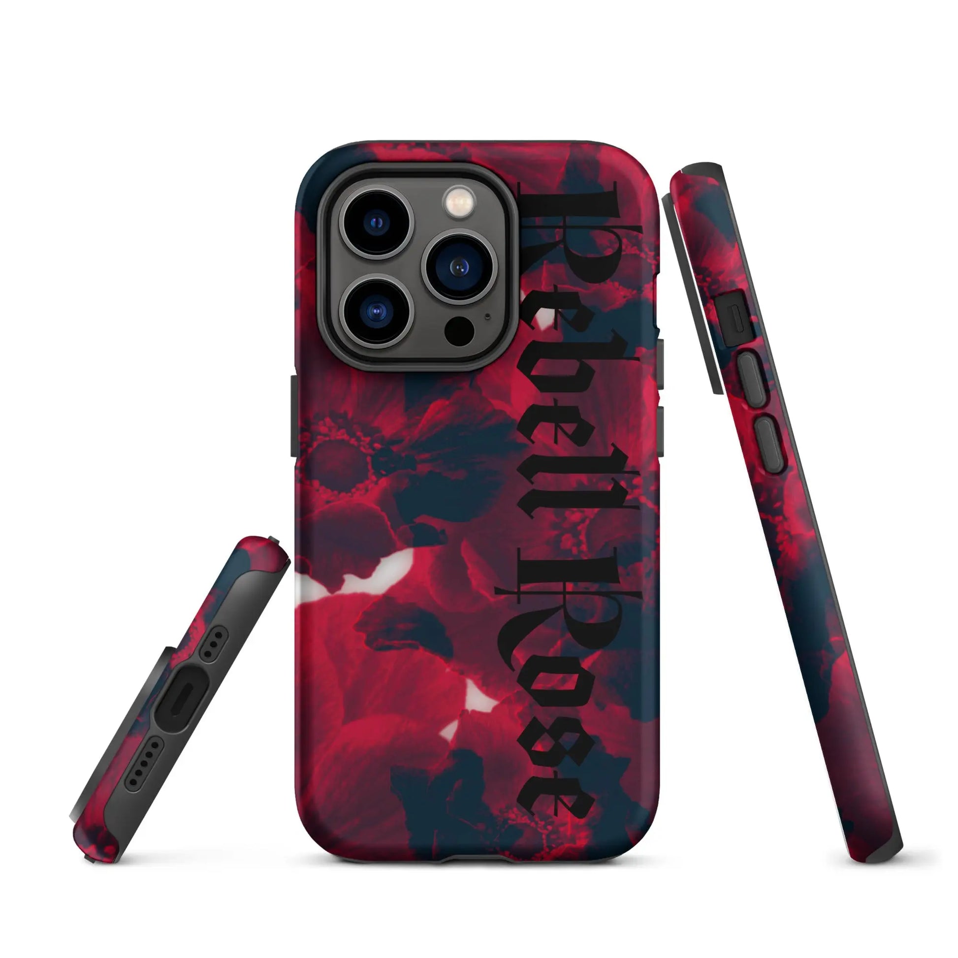 Rebell Rose - Hardcase iPhone® -   Phone cases, AirPods cases #