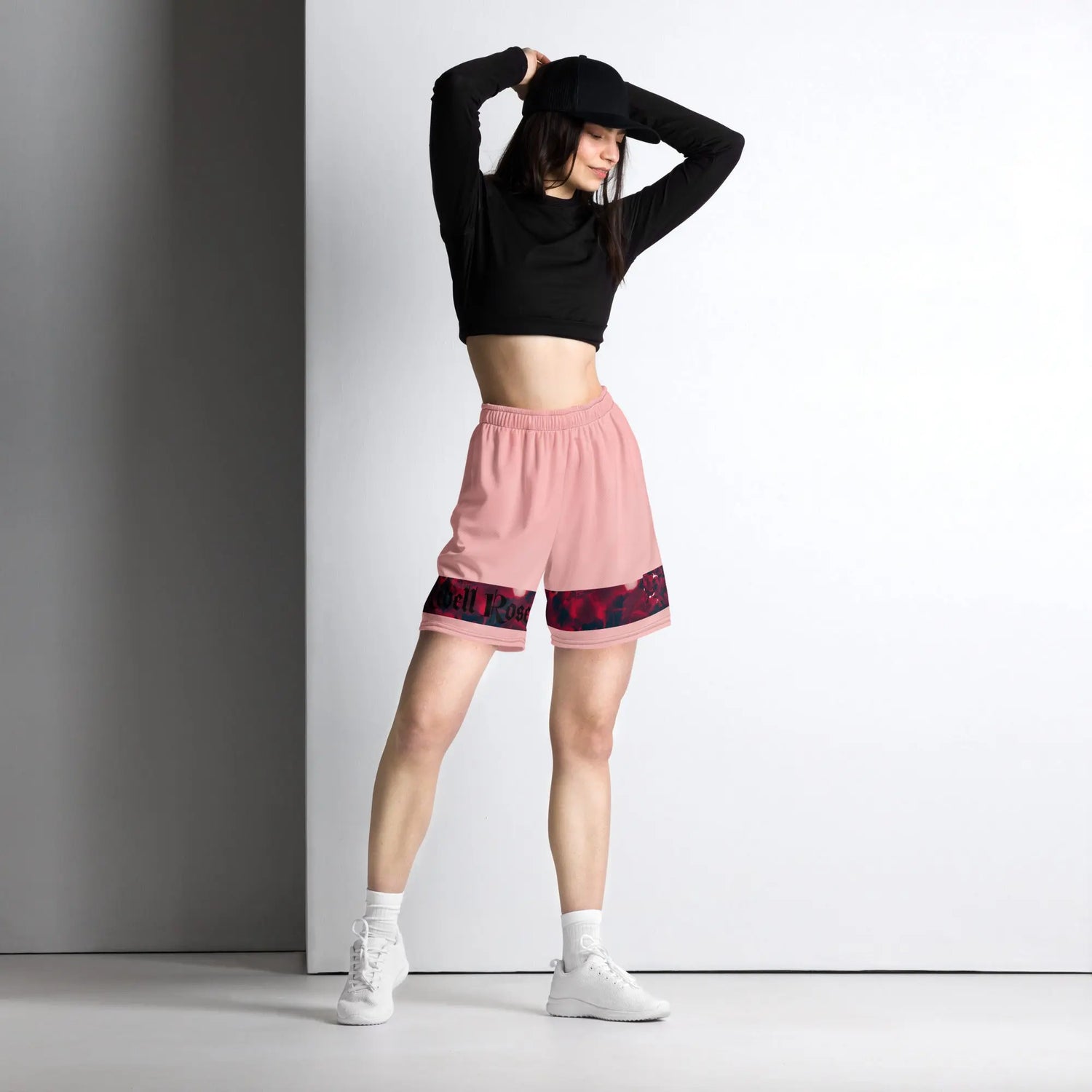Rebell Rose - Mesh-Shorts -   Shirts, Leggings, Kleider, Sport-BHs, Shorts, Bademoden, Fahnen, Stoffe, Haarschmuck #