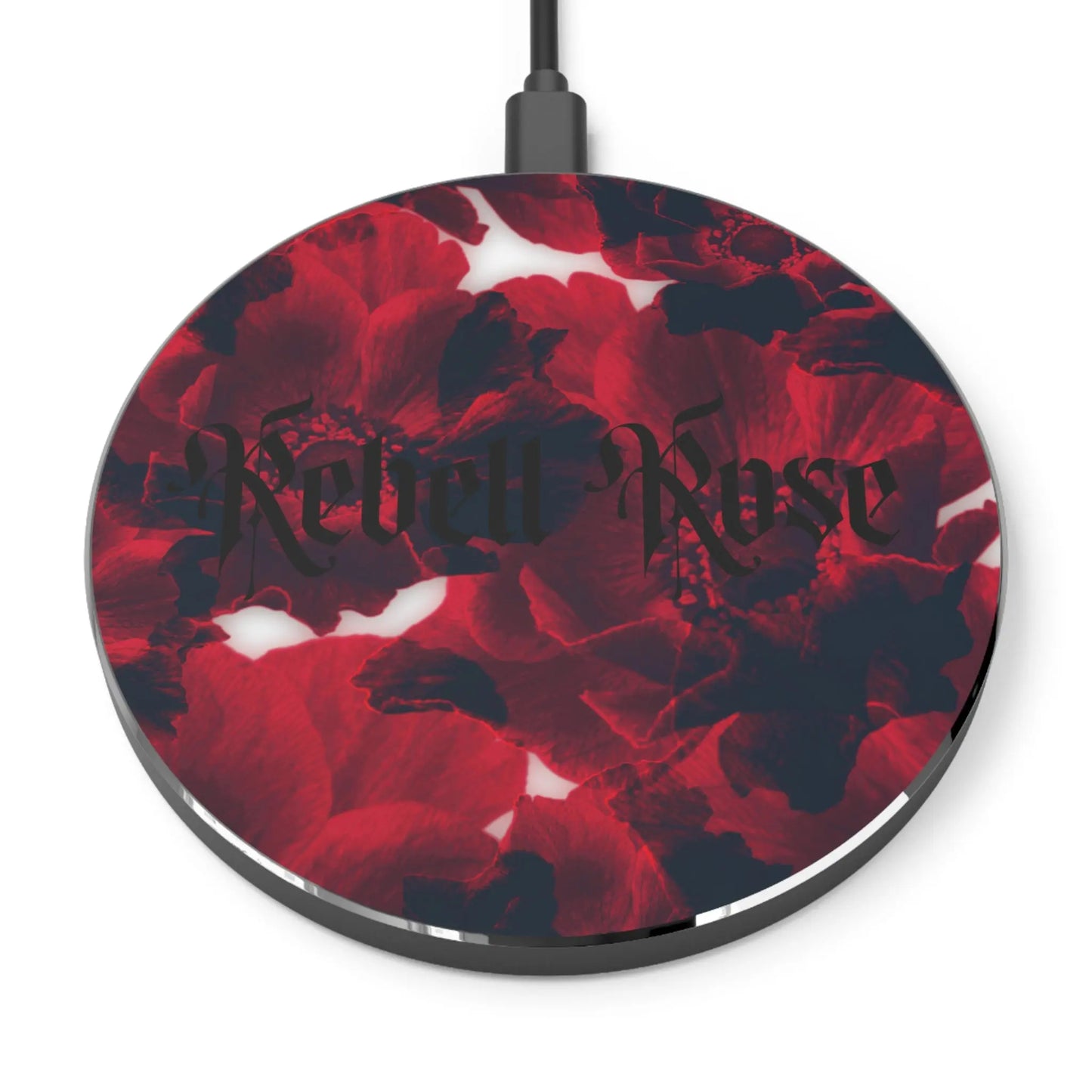 Rebell Rose - Wireless Charger -   Charging Pad #