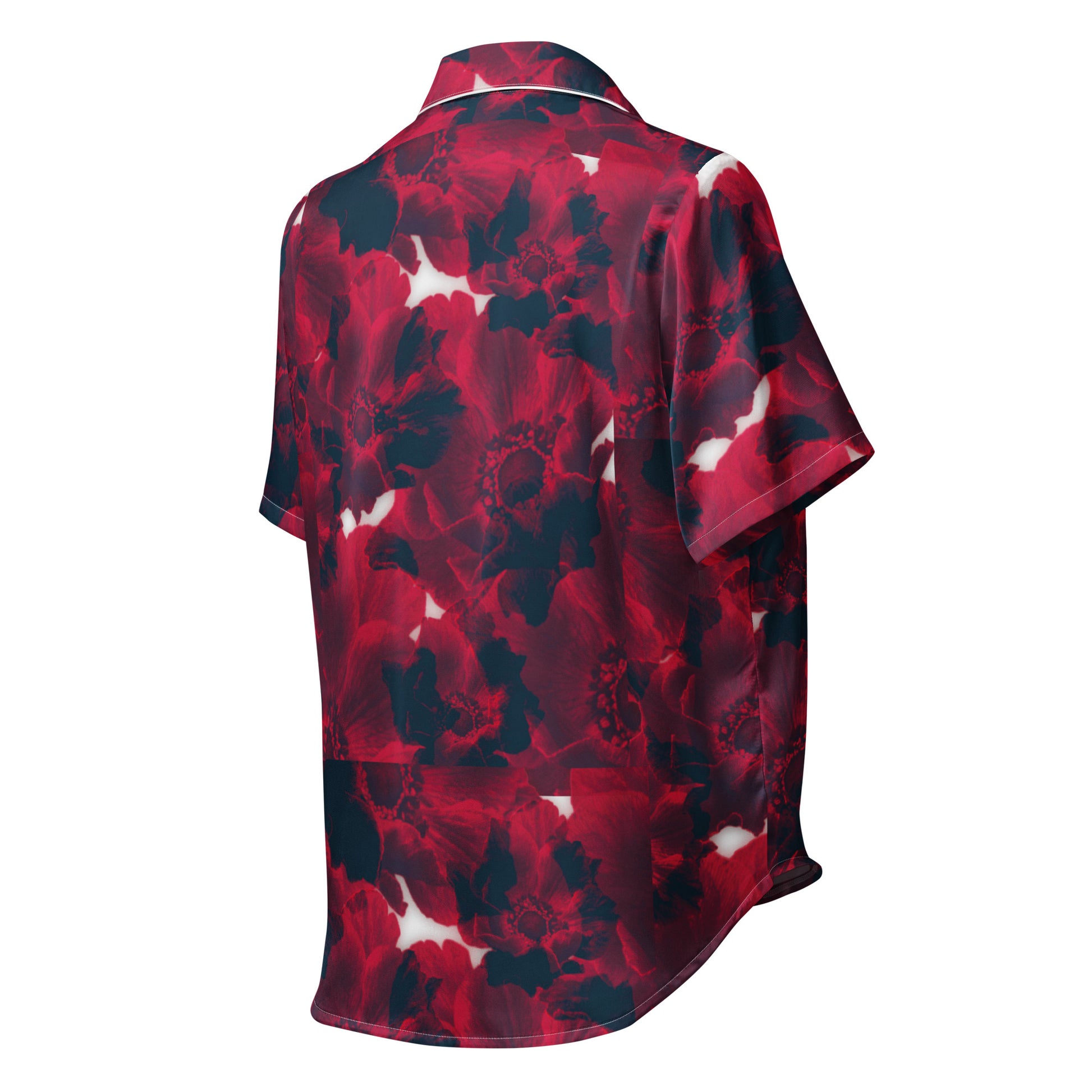 Rebell Rose - kurzes Pyjama-Top -   PJ #