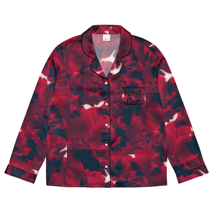 Rebell Rose - langes Pyjama-Top -   PJ #