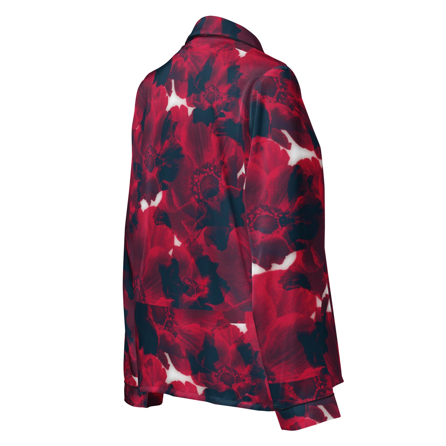 Rebell Rose - langes Pyjama-Top -   PJ #