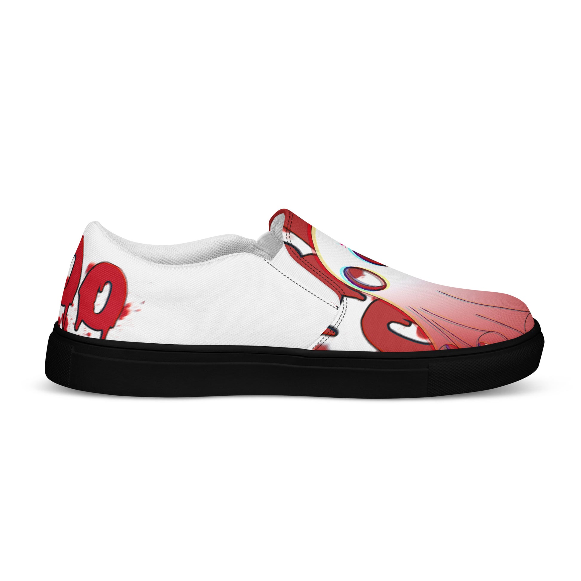 Red Boo - Canvas-Slipper -    #