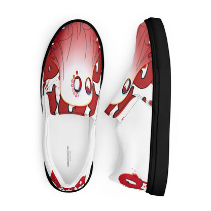 Red Boo - Canvas-Slipper -    #