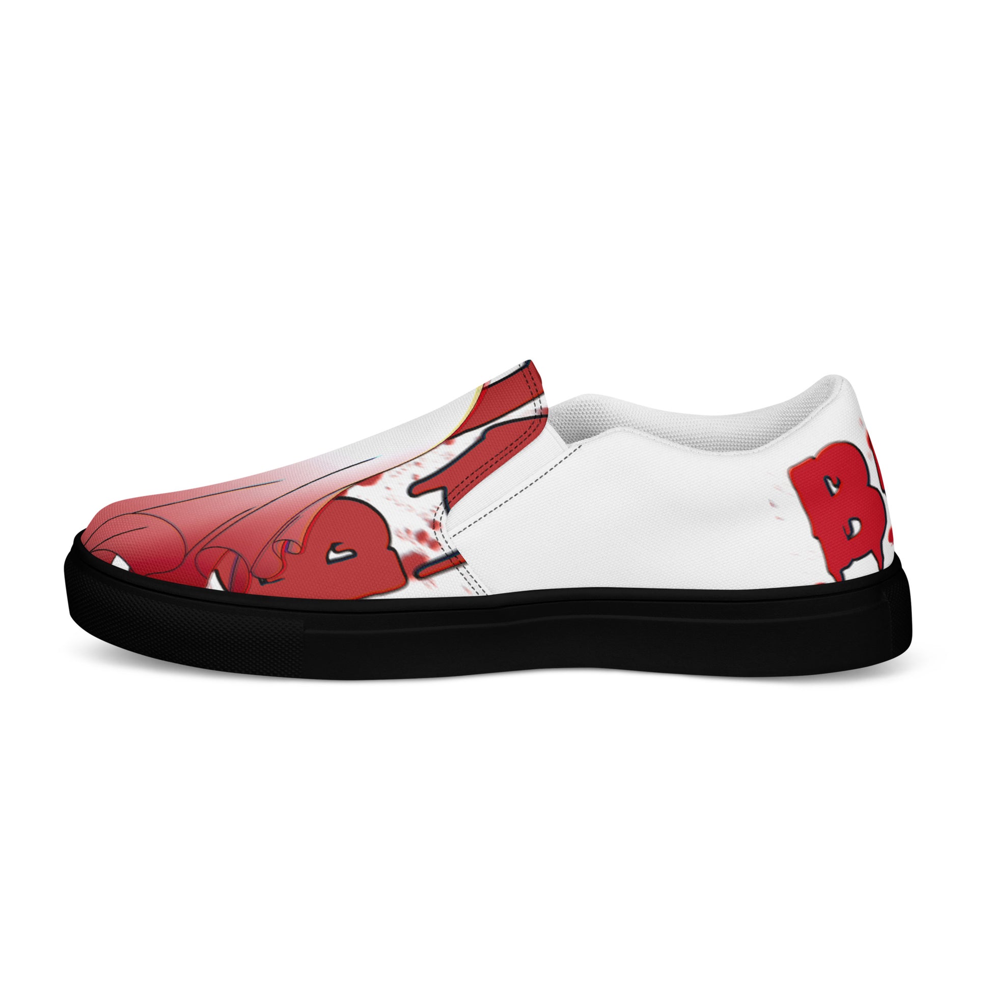 Red Boo - Canvas-Slipper -    #