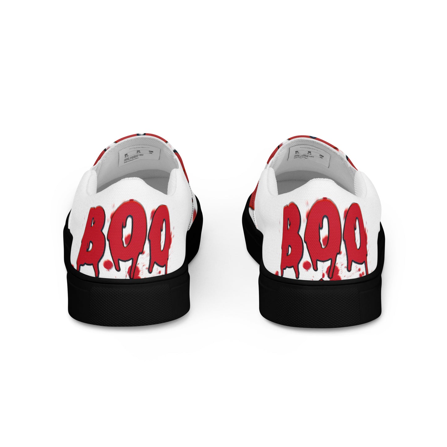 Red Boo - Canvas-Slipper -    #