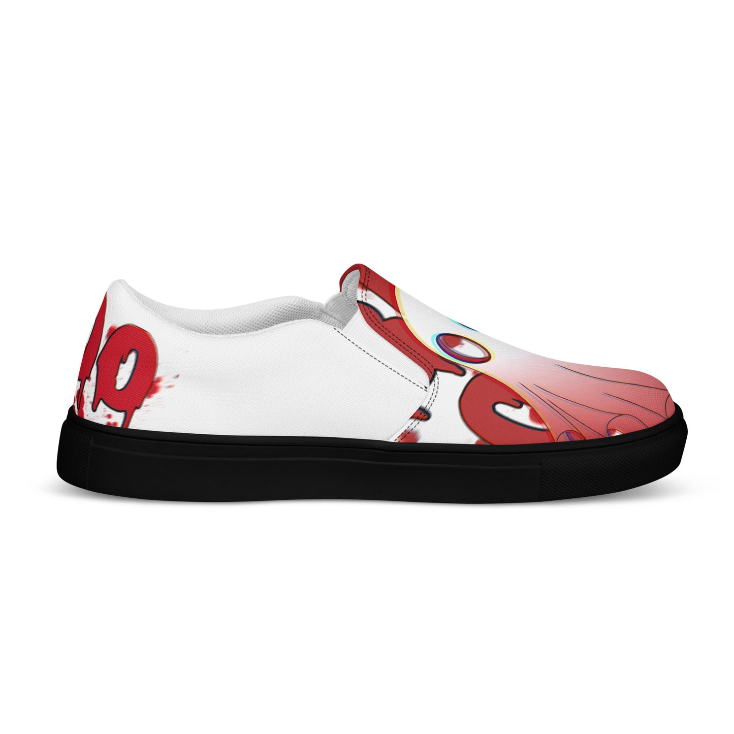 Red Boo - Canvas-Slipper -    #