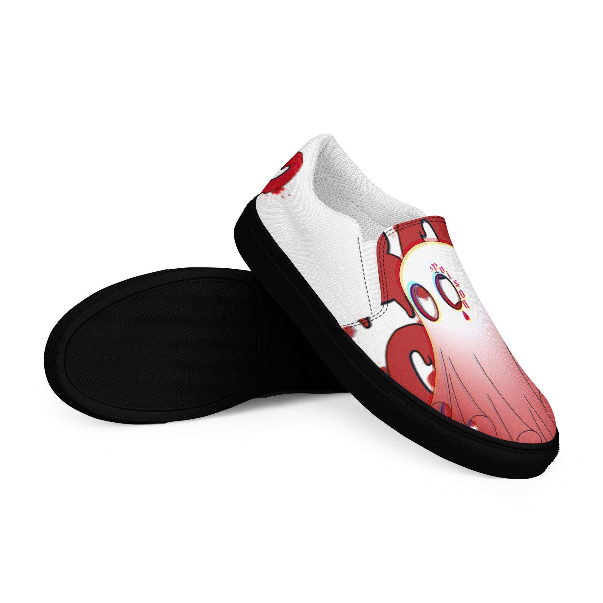 Red Boo - Canvas-Slipper -    #