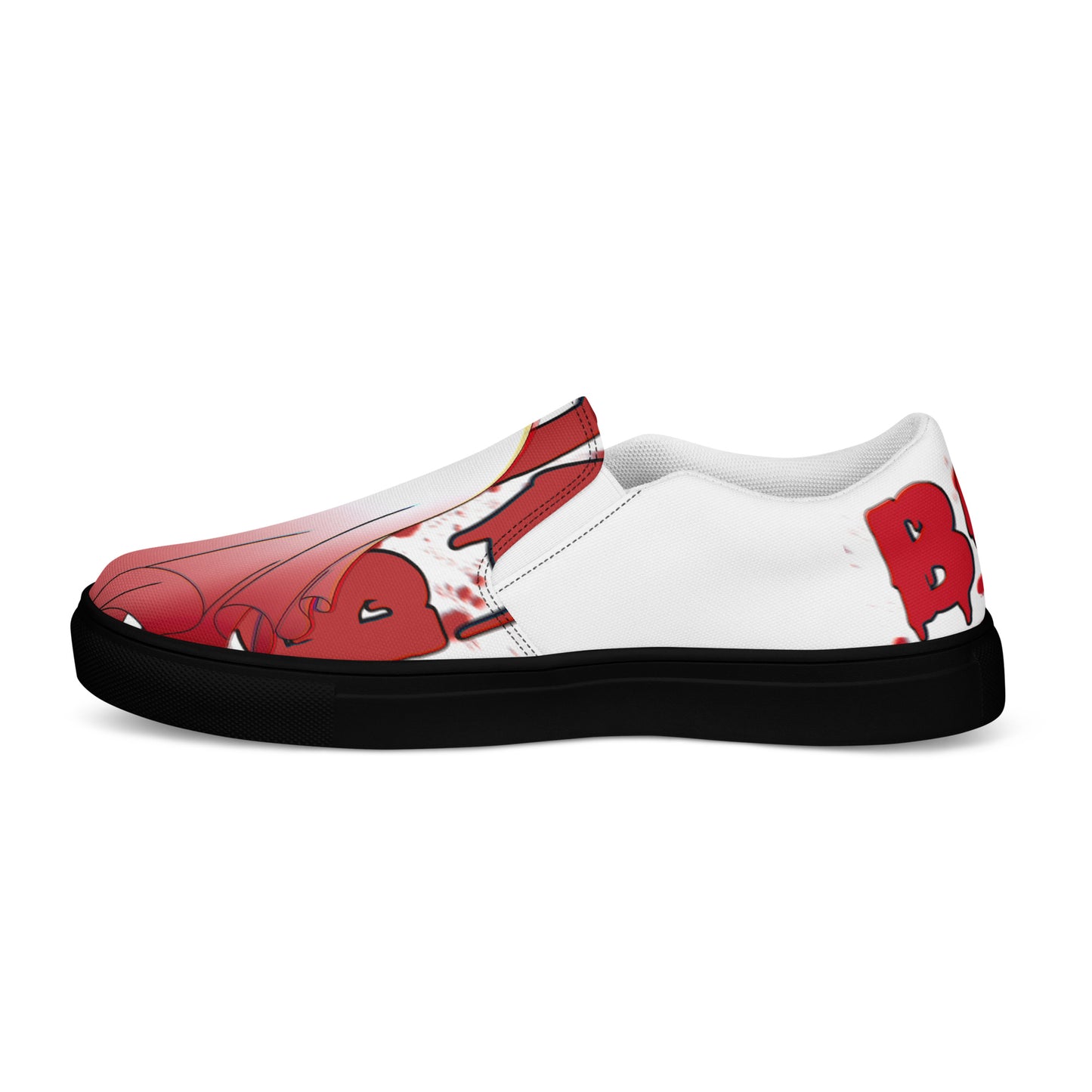 Red Boo - Canvas-Slipper -    #