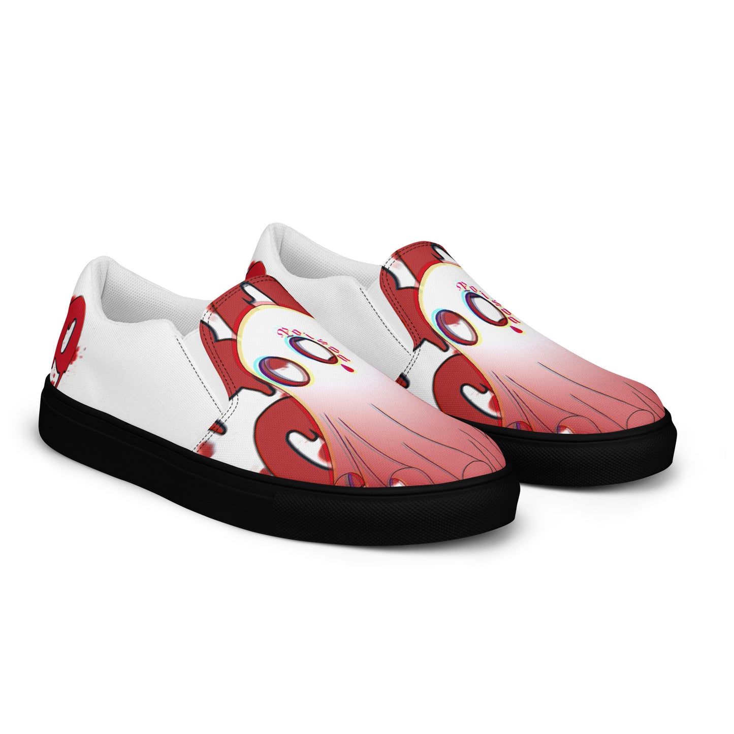 Red Boo - Canvas-Slipper -    #