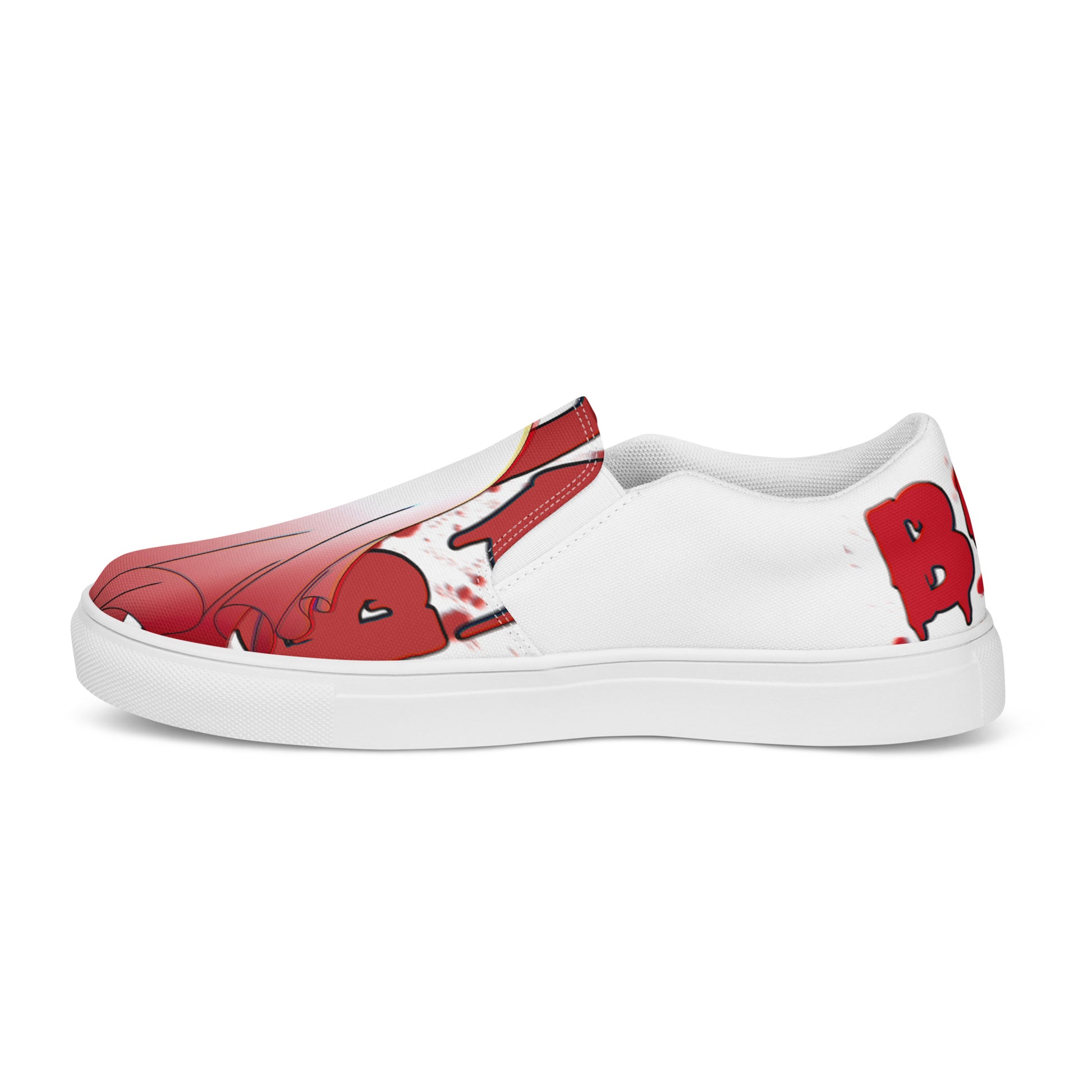Red Boo - Canvas-Slipper -    #