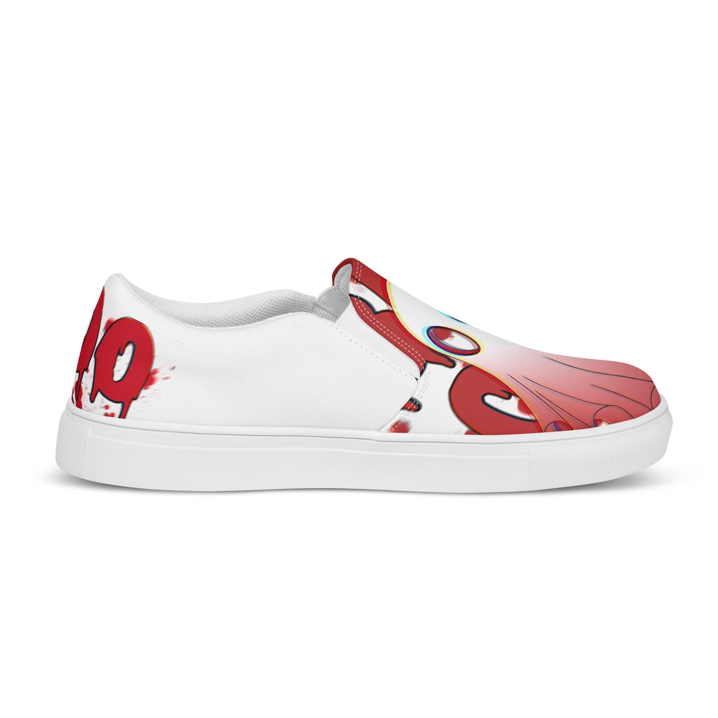 Red Boo - Canvas-Slipper -    #