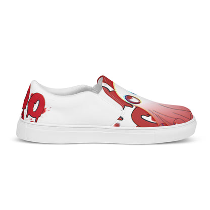 Red Boo - Canvas-Slipper -    #