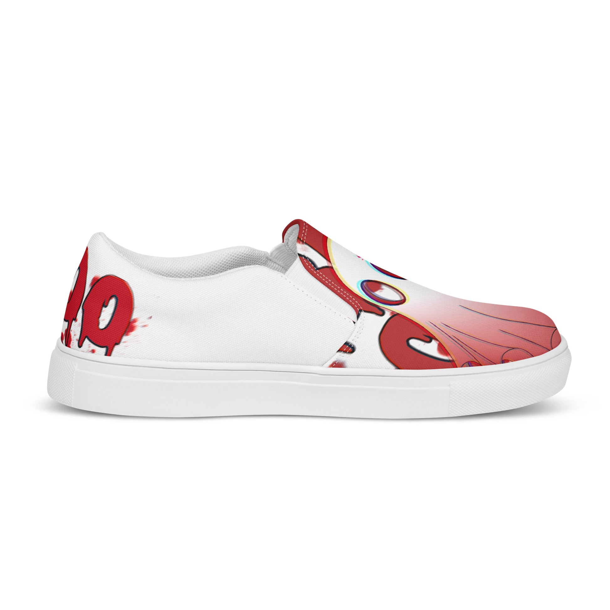 Red Boo - Canvas-Slipper -    #