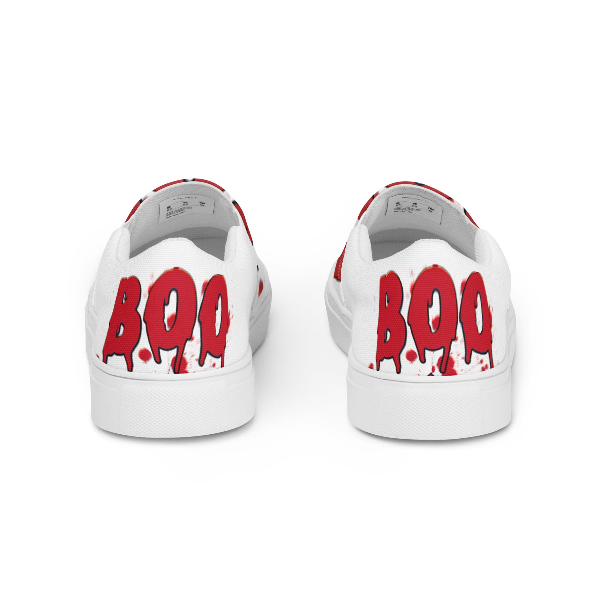 Red Boo - Canvas-Slipper -    #
