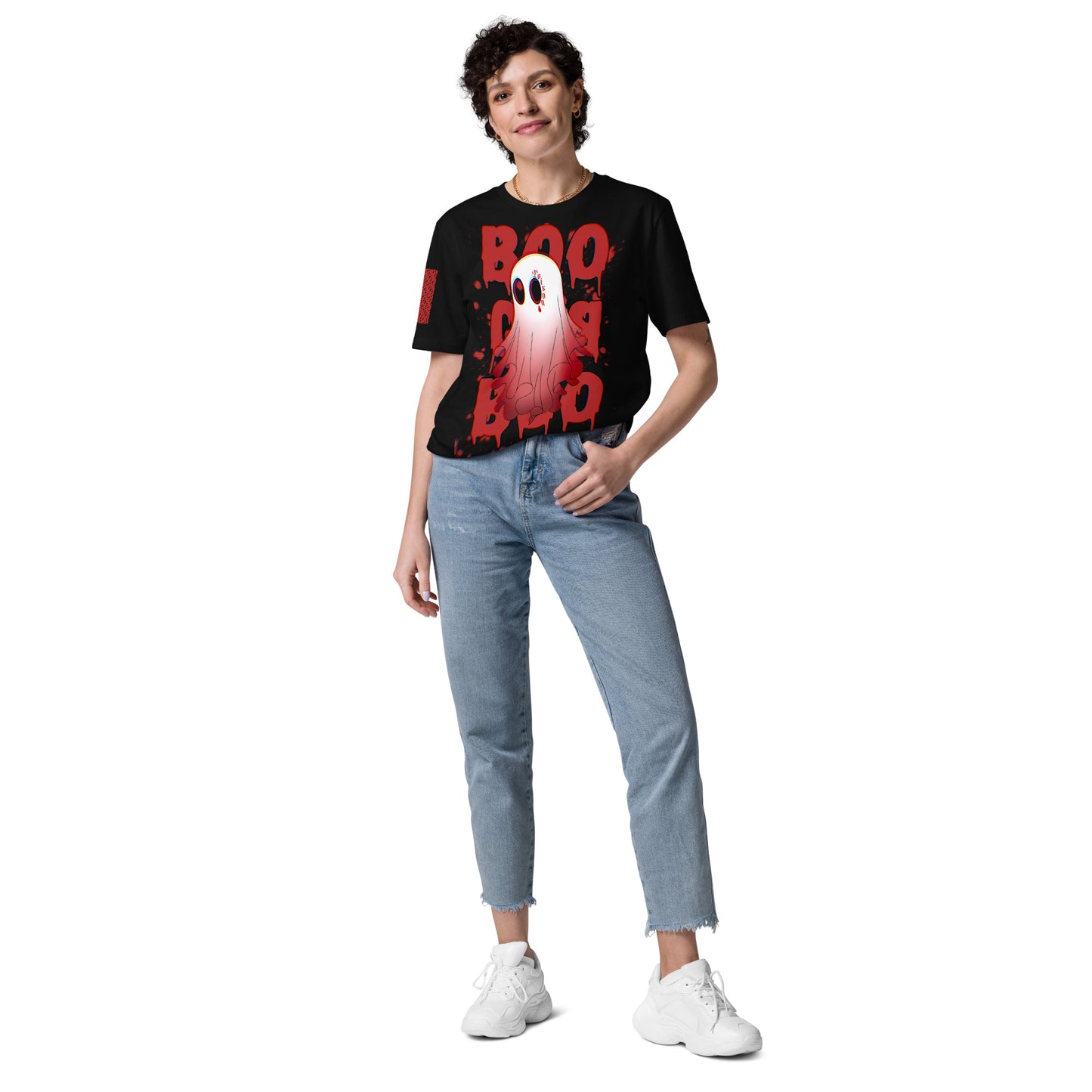 Red Boo - Cotton Shirt -   Shirts,Top #