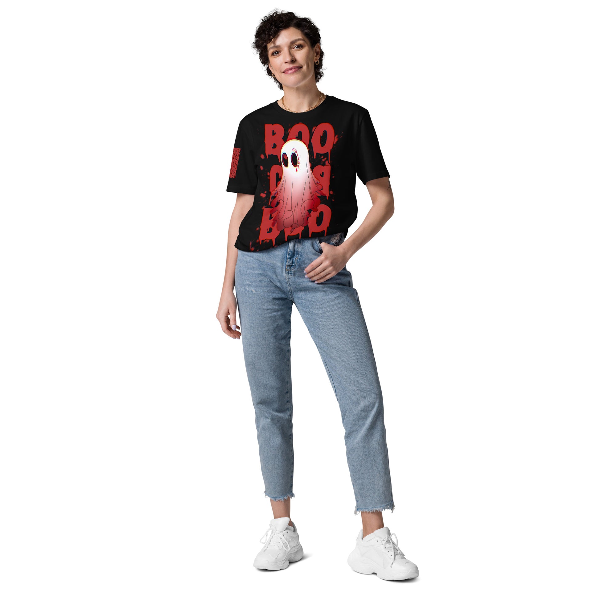 Red Boo - Cotton Shirt -   Shirts,Top #