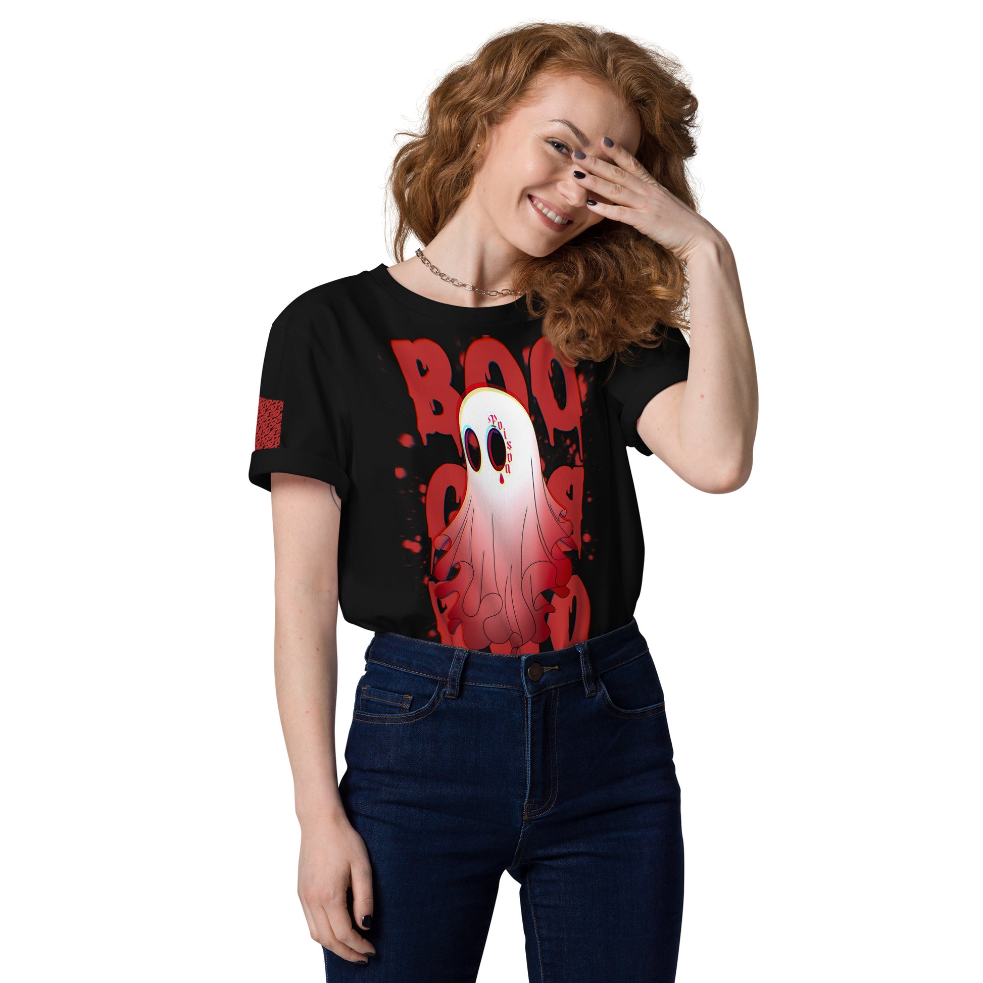 Red Boo - Cotton Shirt -   Shirts,Top #