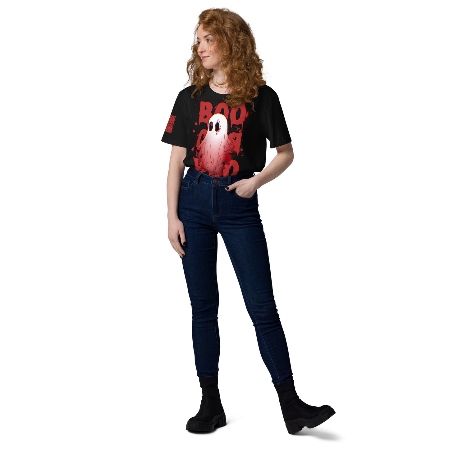 Red Boo - Cotton Shirt -   Shirts,Top #