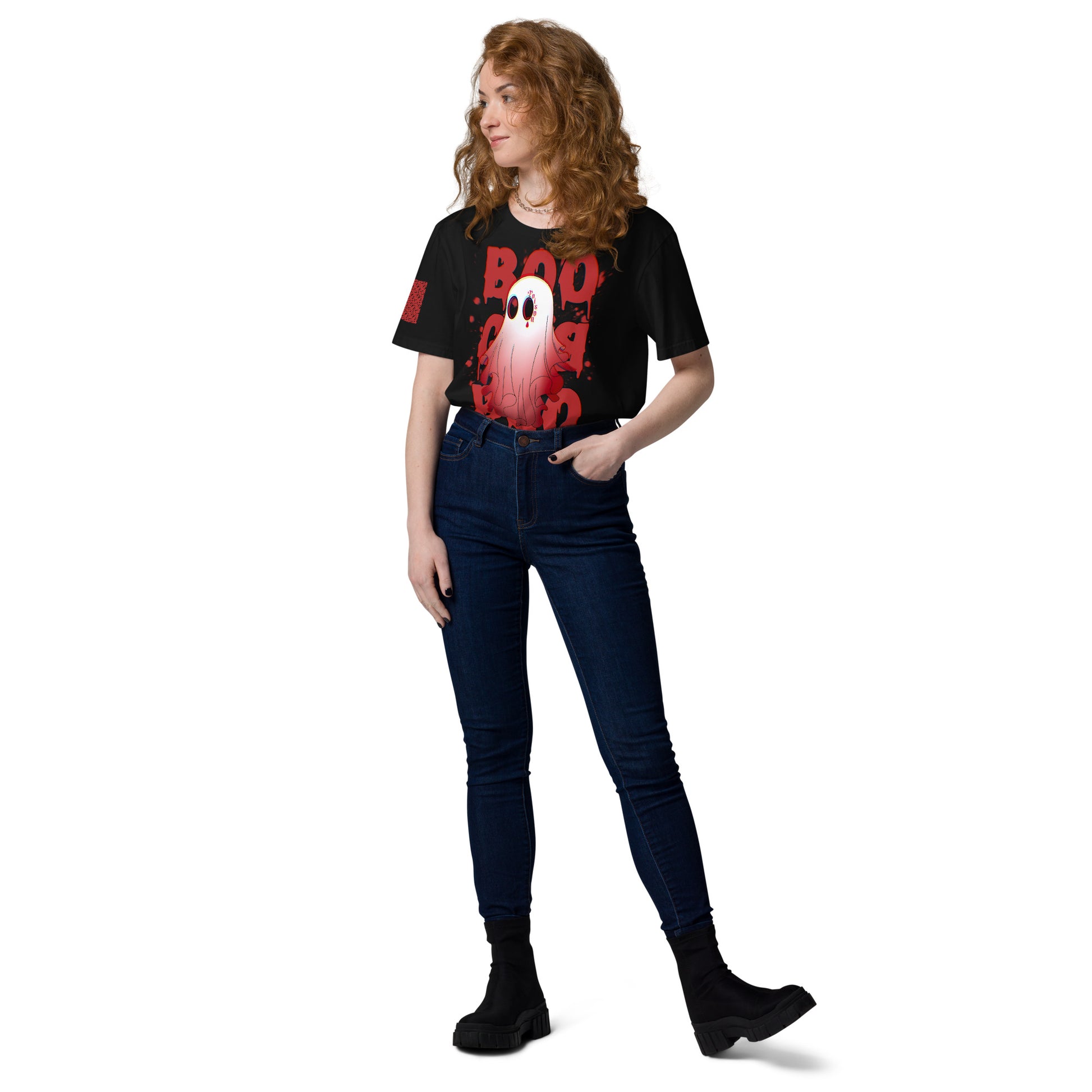 Red Boo - Cotton Shirt -   Shirts,Top #