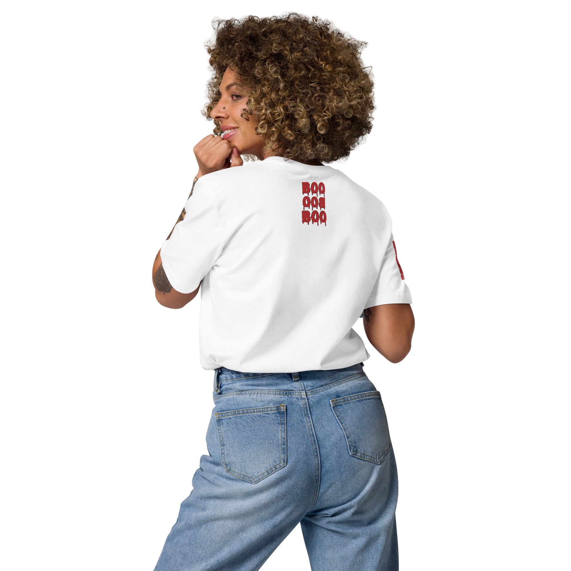 Red Boo - Cotton Shirt -   Shirts,Top #
