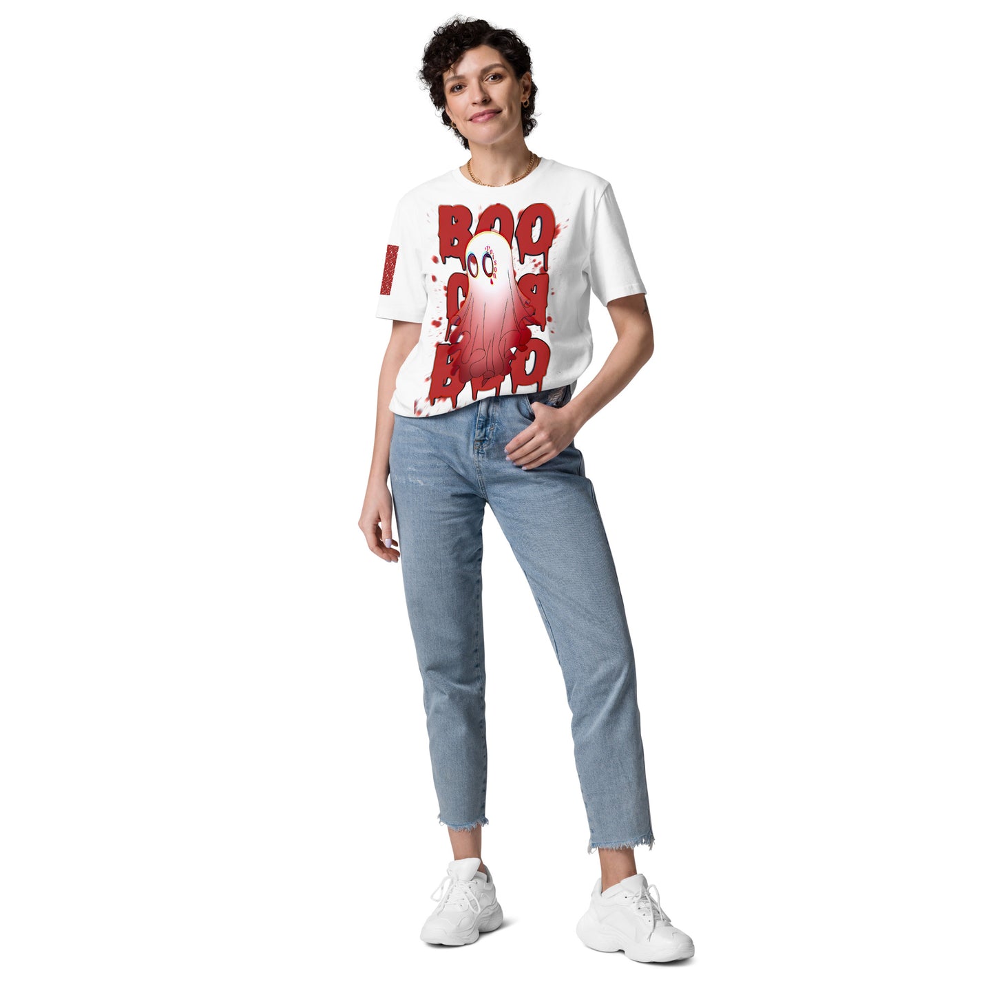 Red Boo - Cotton Shirt -   Shirts,Top #