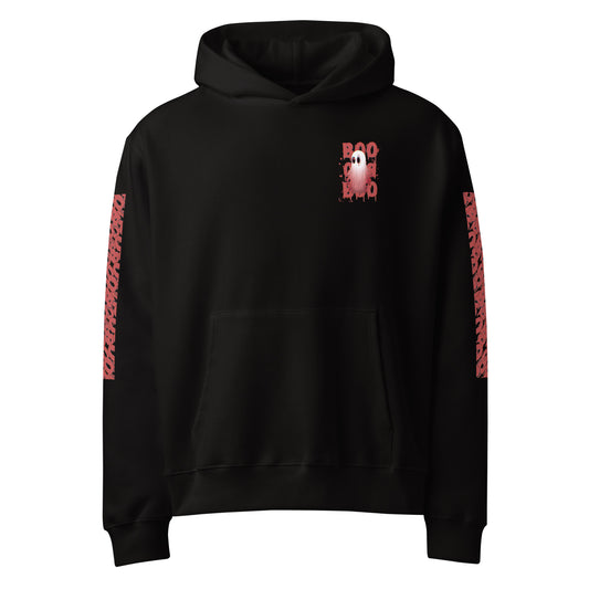 Red Boo - Oversized Hoodie -   Oversized Hoodie #