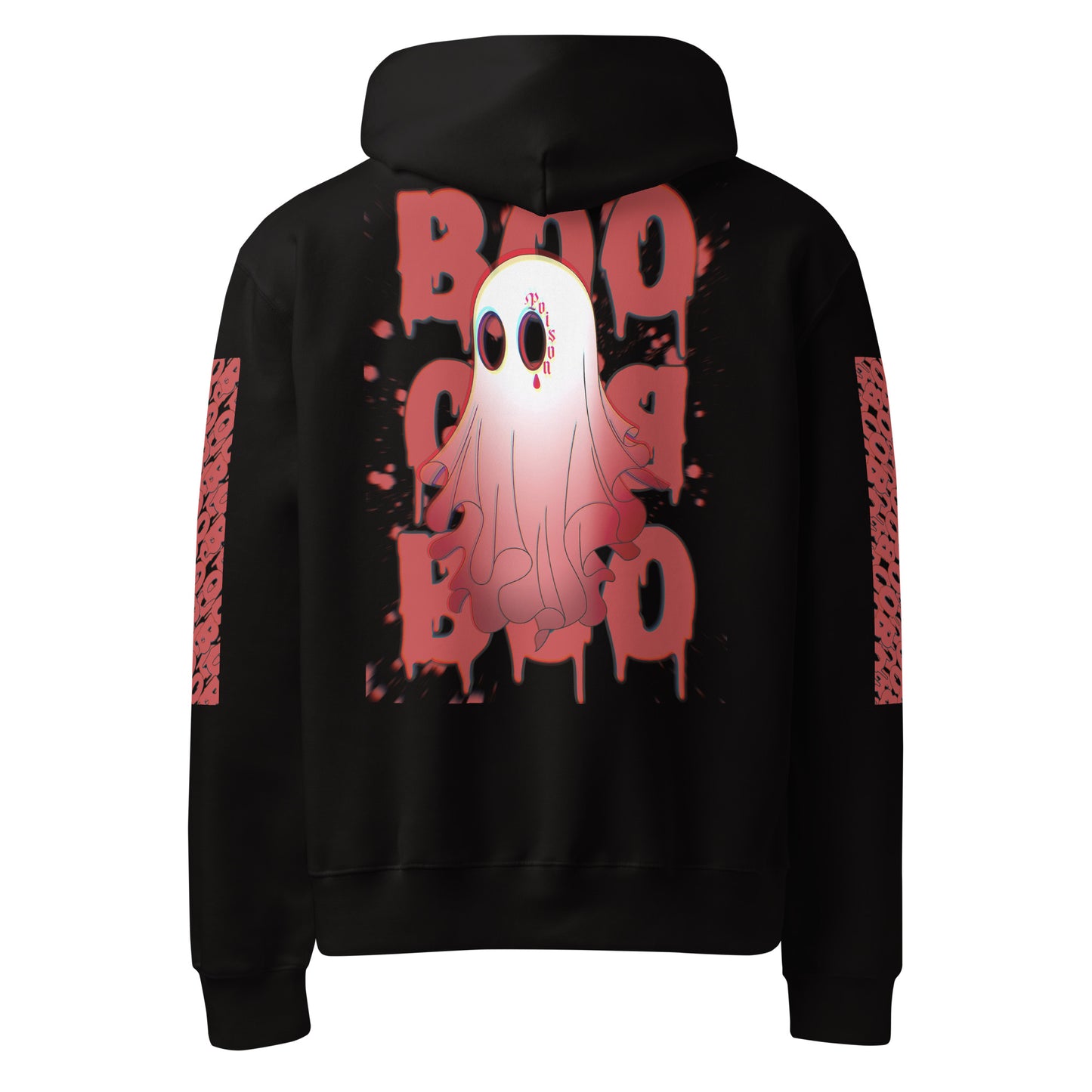 Red Boo - Oversized Hoodie -   Oversized Hoodie #