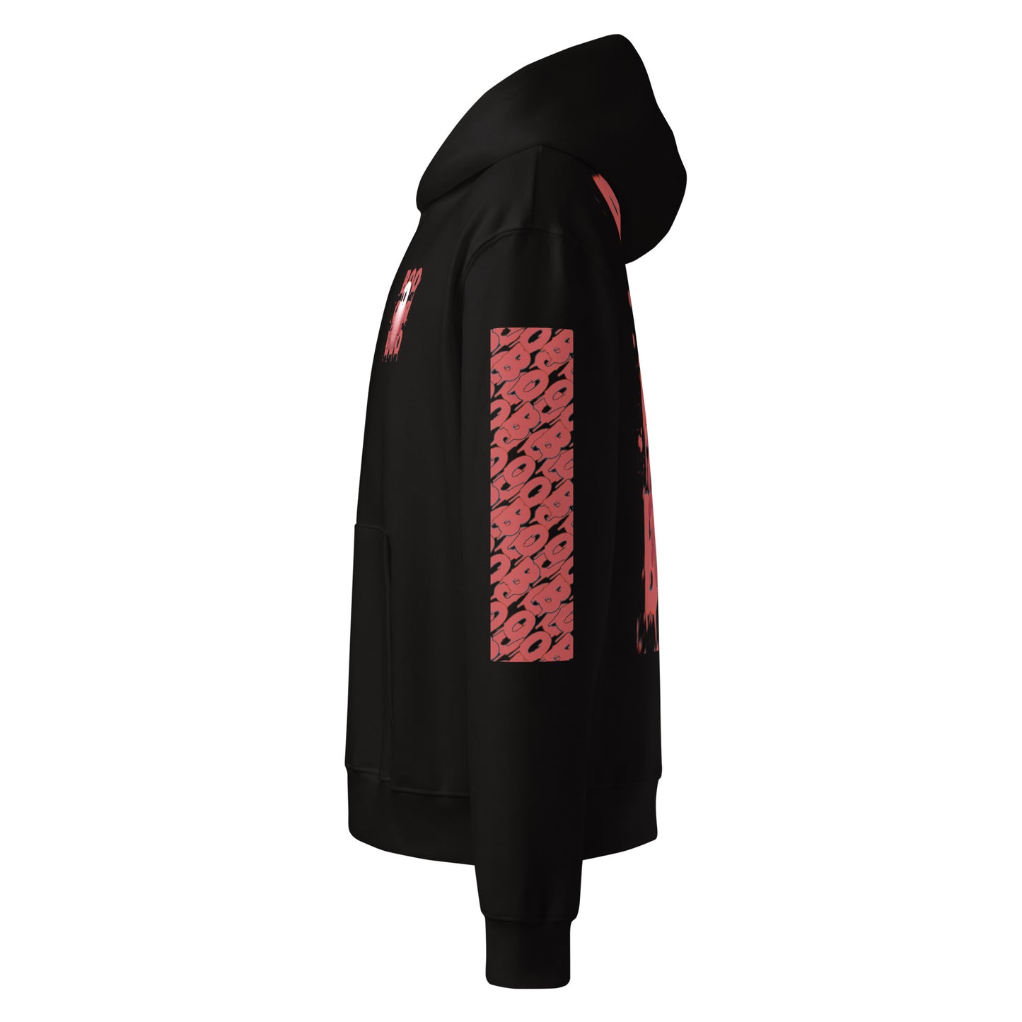 Red Boo - Oversized Hoodie -   Oversized Hoodie #