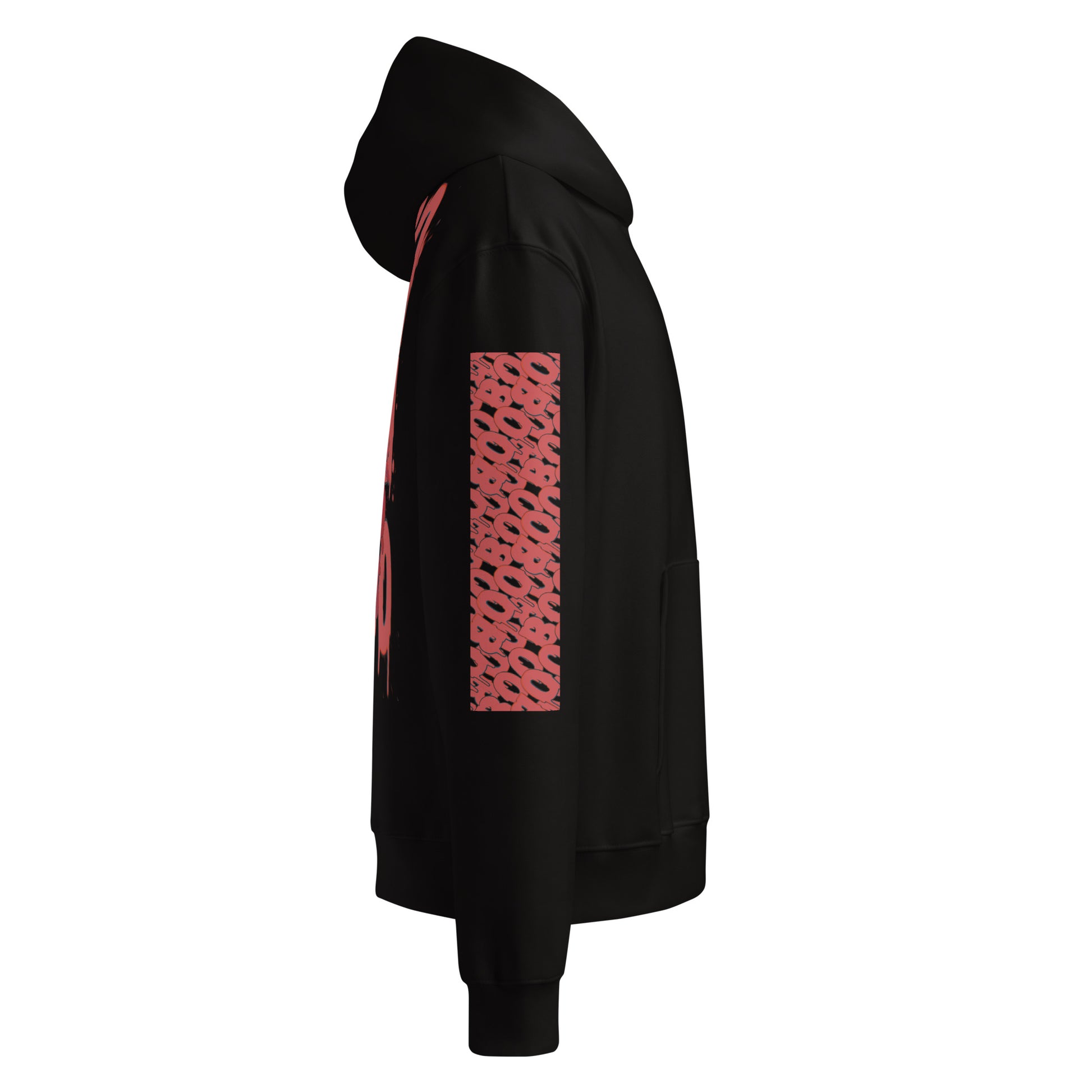 Red Boo - Oversized Hoodie -   Oversized Hoodie #