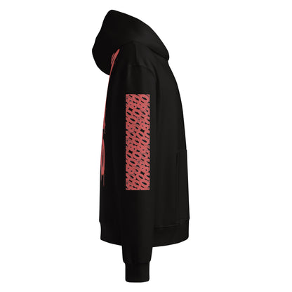 Red Boo - Oversized Hoodie -   Oversized Hoodie #